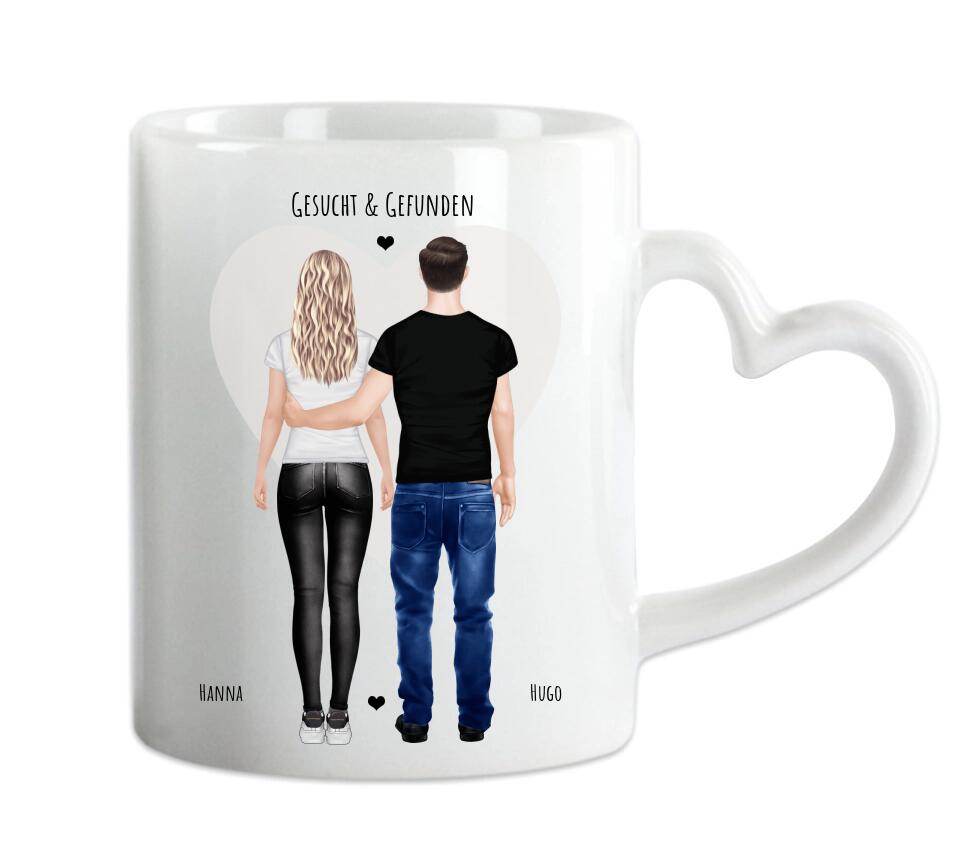 Geburtstag Geschenk Freundin, Geschenk Freund, personalisierte Tasse Partnergeschenk, Kaffeebecher Partner, Partnerin