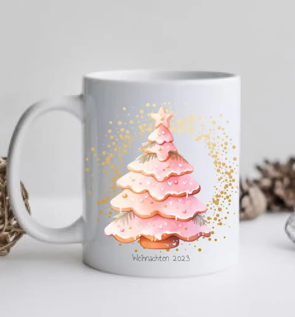 Geschenk Nikolaus, Weihnachten personalisiert - Kindertasse, Kinderbecher, Kinderteller - Nikolaustasse, Weihnachtstasse - mit Name