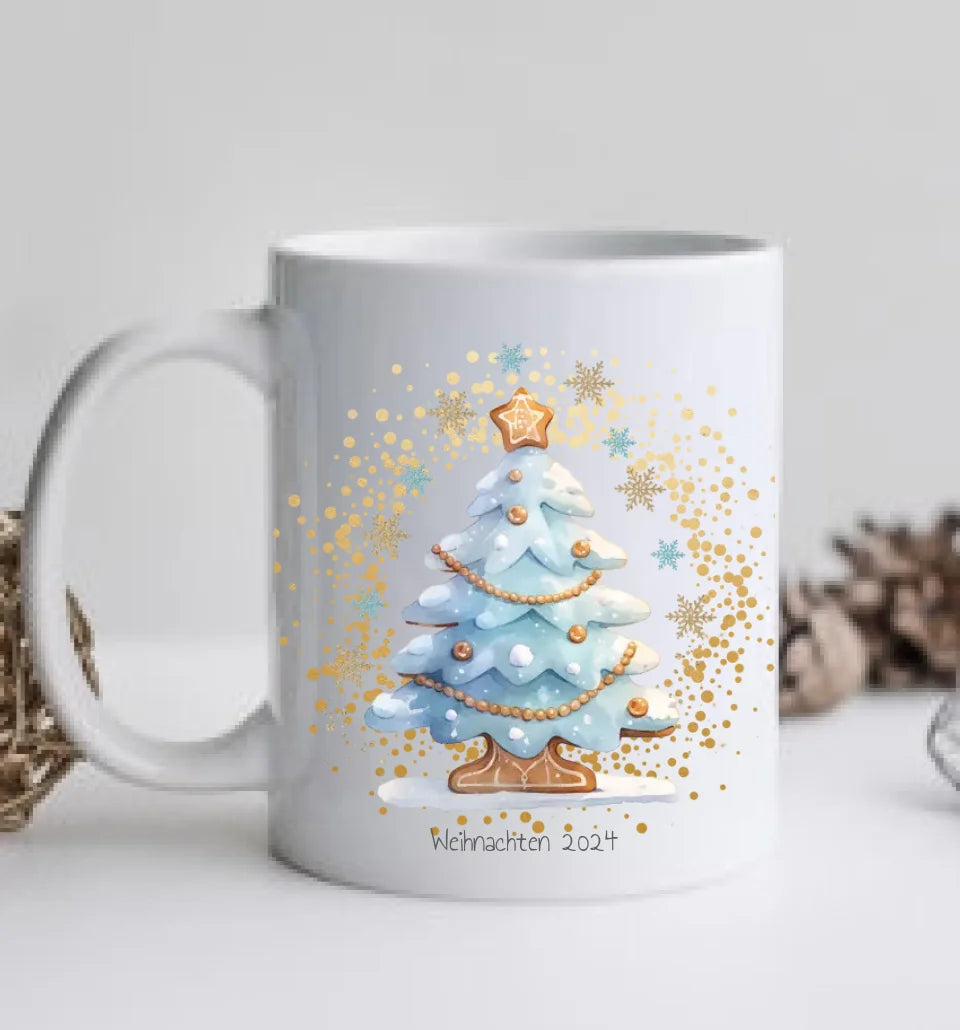 Geschenk Nikolaus, Weihnachten personalisiert - Kindertasse, Kinderbecher, Kinderteller - Nikolaustasse, Weihnachtstasse - mit Name