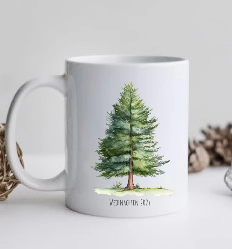 Geschenk Nikolaus, Weihnachten personalisiert - Kindertasse, Kinderbecher, Kinderteller - Nikolaustasse, Weihnachtstasse -mit Name - mit Name