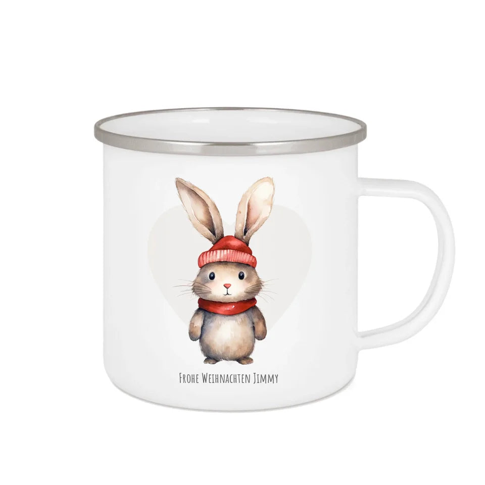 Geschenk Nikolaus, Weihnachten personalisiert - Kindertasse, Kinderbecher, Kinderteller - Nikolaustasse, Weihnachtstasse -mit Name - mit Name