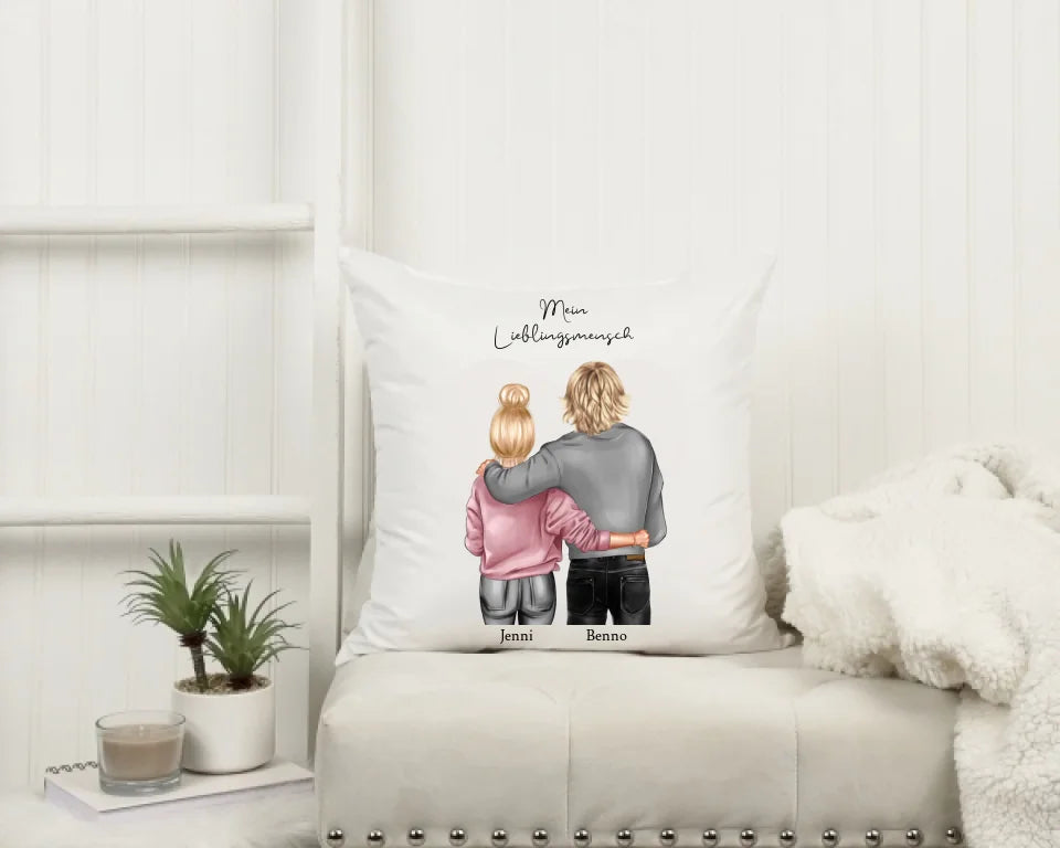 Personalisiertes Kissen Geburtstag Partner - Kissen Geschenk Freundin, Freund - Geburtstagsgeschenk, Ostergeschenk & Weihnachtsgeschenk