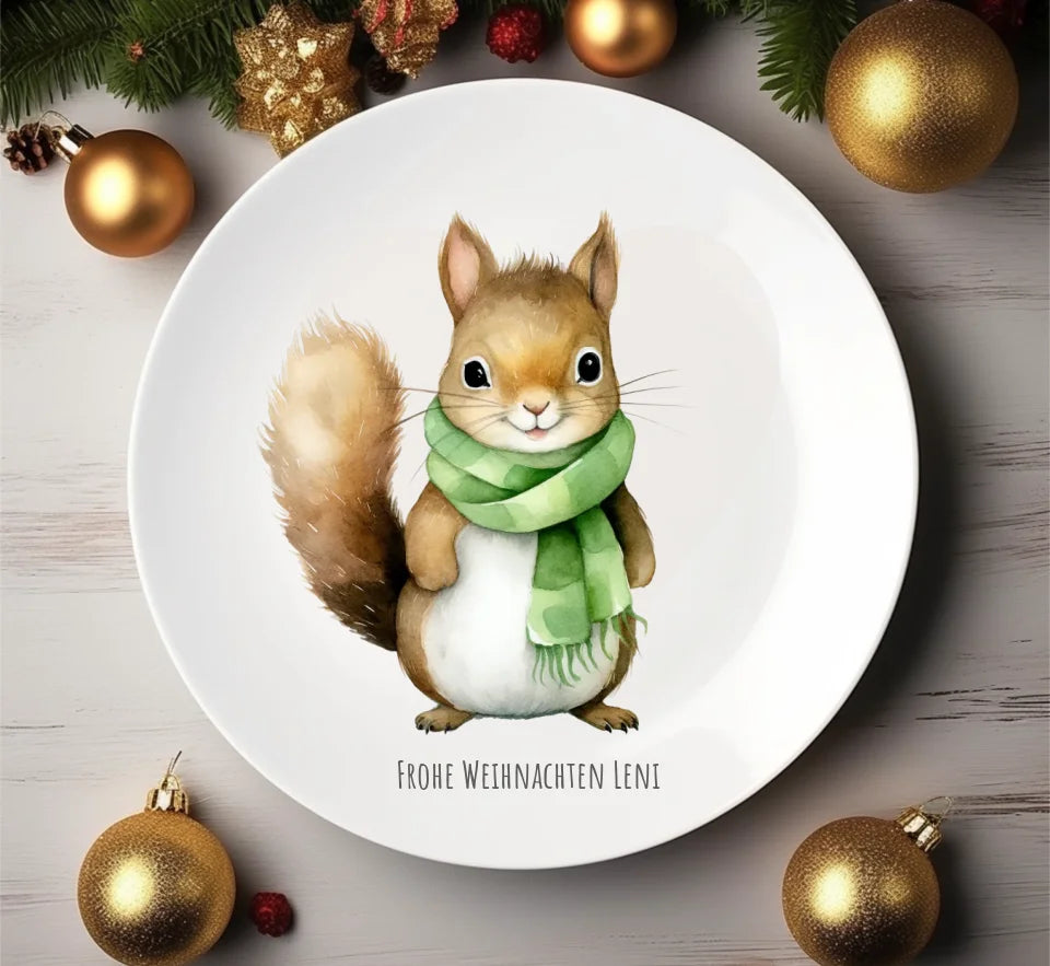 Geschenk Nikolaus, Weihnachten personalisiert - Kindertasse, Kinderbecher, Kinderteller - Nikolaustasse, Weihnachtstasse - mit Name