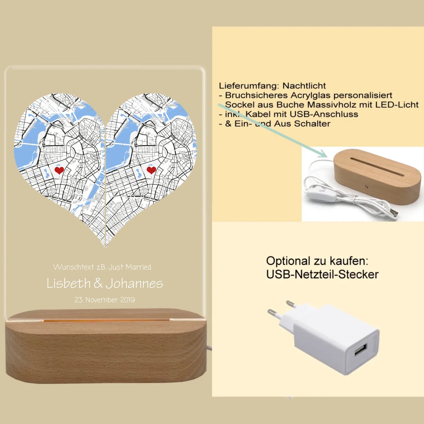 Produktinfo rechteckiges 3