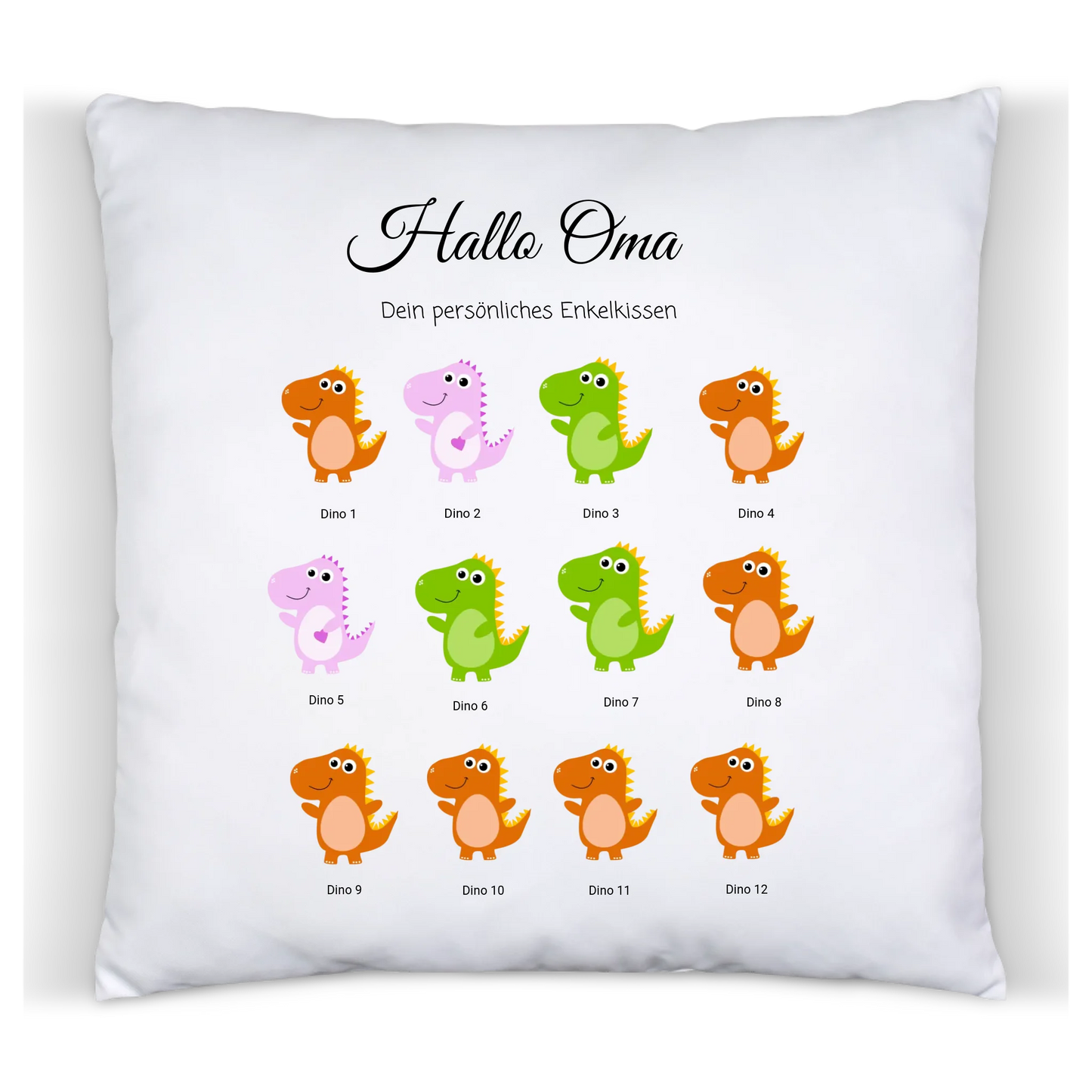 Personalisiertes Geschenk Oma / Opa Enkel-Kissen | Muttertagsgeschenk, Vatertagsgeschenk & Geburtstagsgeschenk