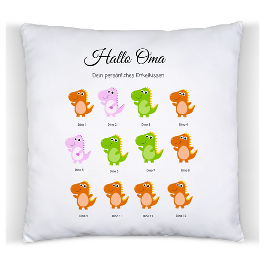 Personalisiertes Geschenk Oma / Opa Enkel-Kissen |   Muttertagsgeschenk, Vatertagsgeschenk &  Geburtstagsgeschenk