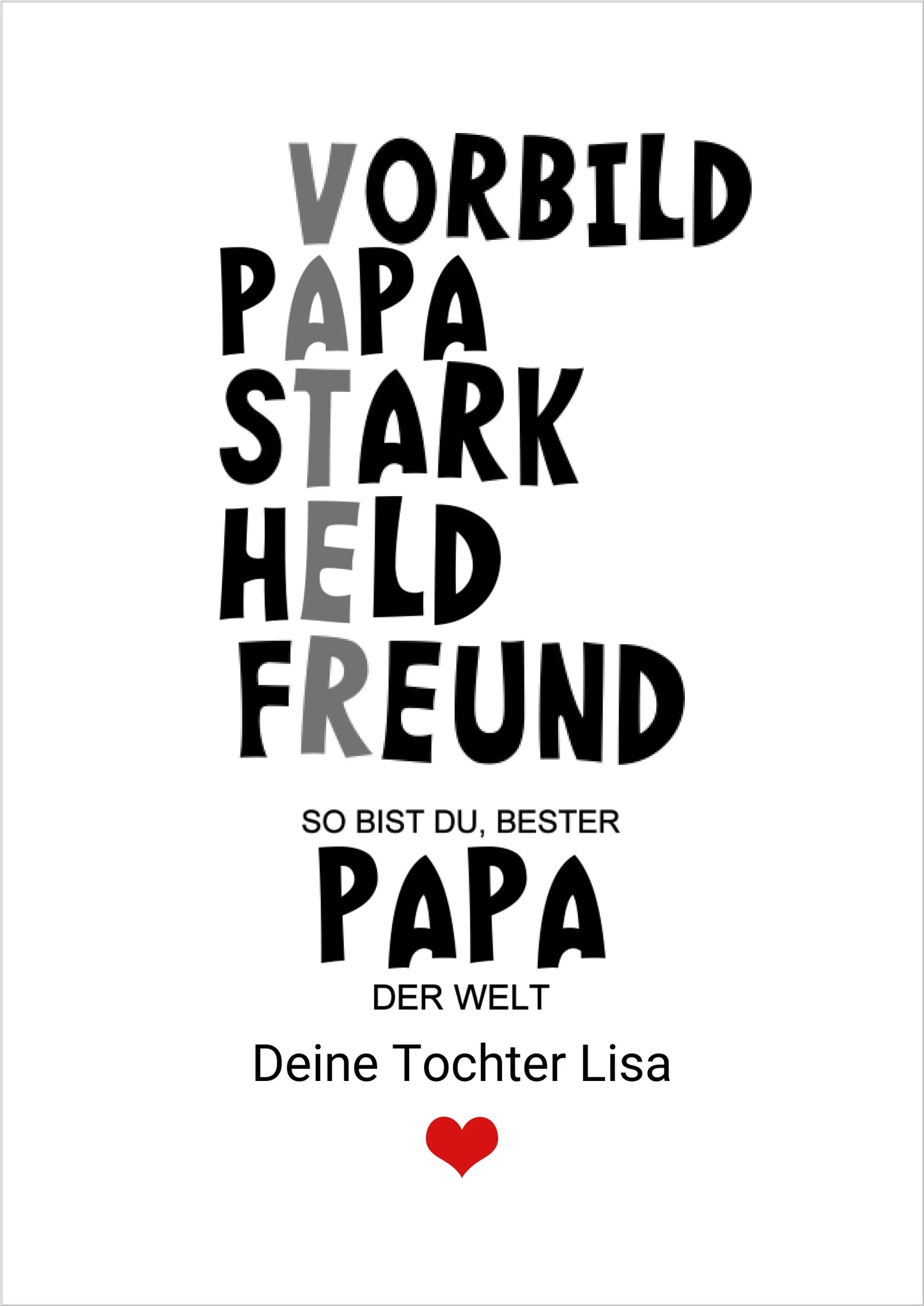 Personalisiertes Geschenk "Definition Vater" |  Geburtstagsgeschenk Vatertagsgeschenk - Zeitraum-Kunstdrucke