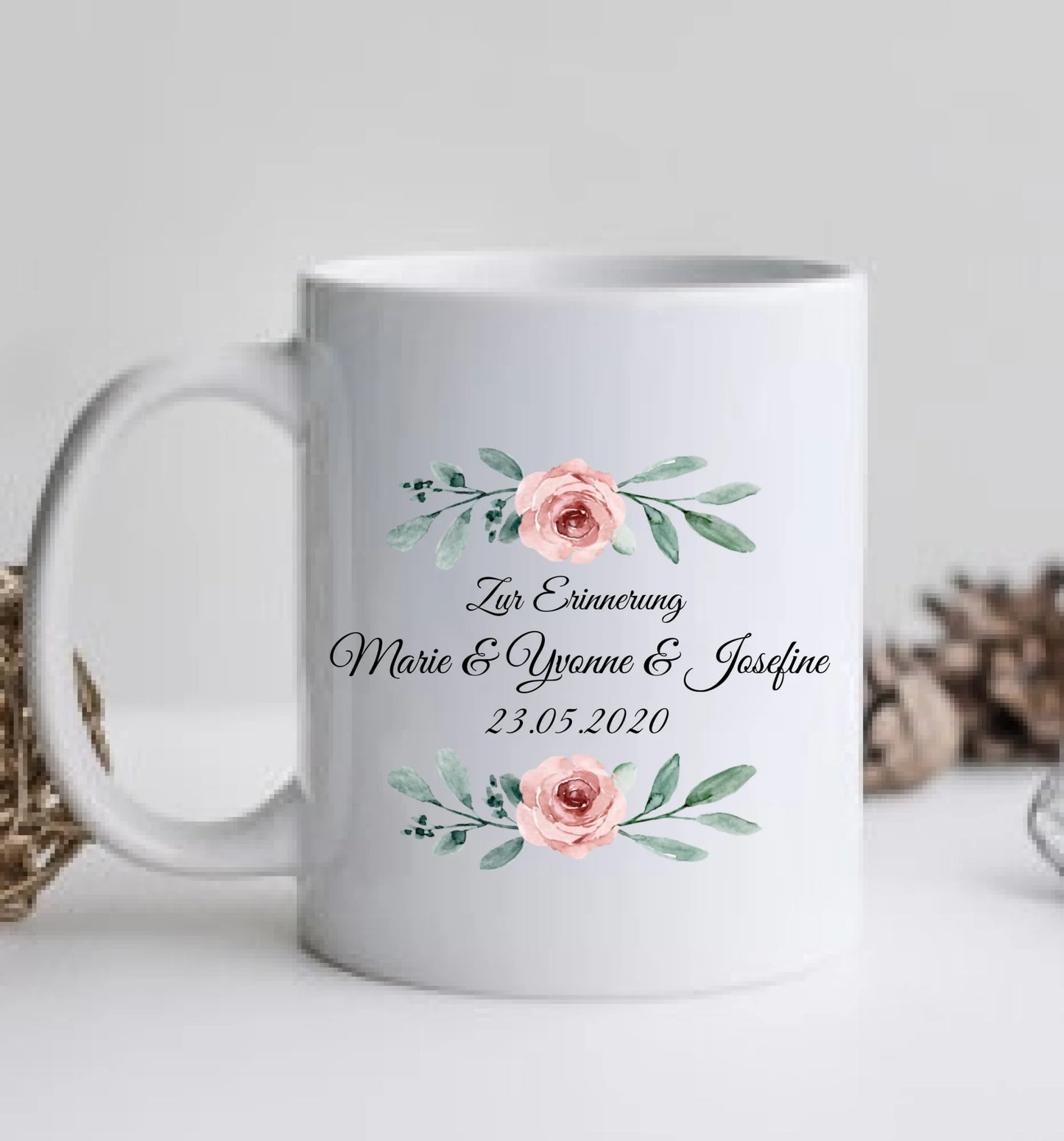 2 Trauzeuginnen Tasse Geschenkidee - Brautgeschenk - Hochzeitsgeschenk - Personalisierte Hochzeitstasse - Geschenk Brautpaar