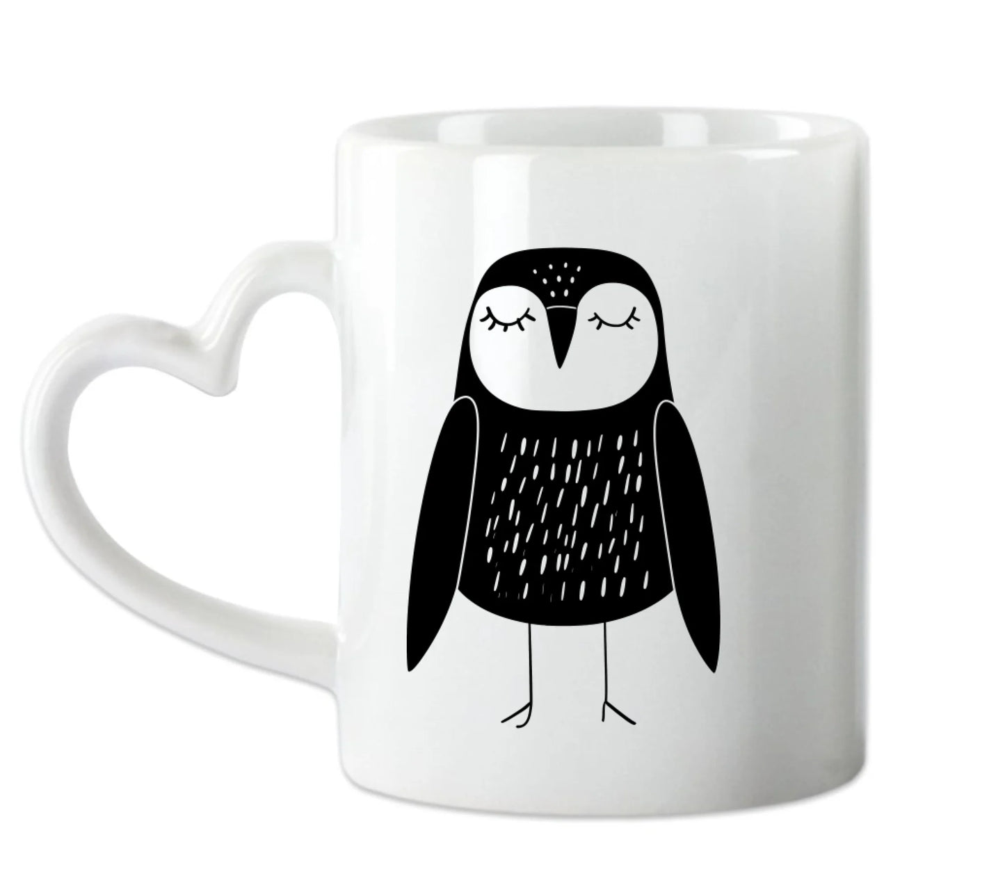 Für Nachteulen - Personalisierte Eulentasse mit Name - in der Ruhe liegt die Kraft