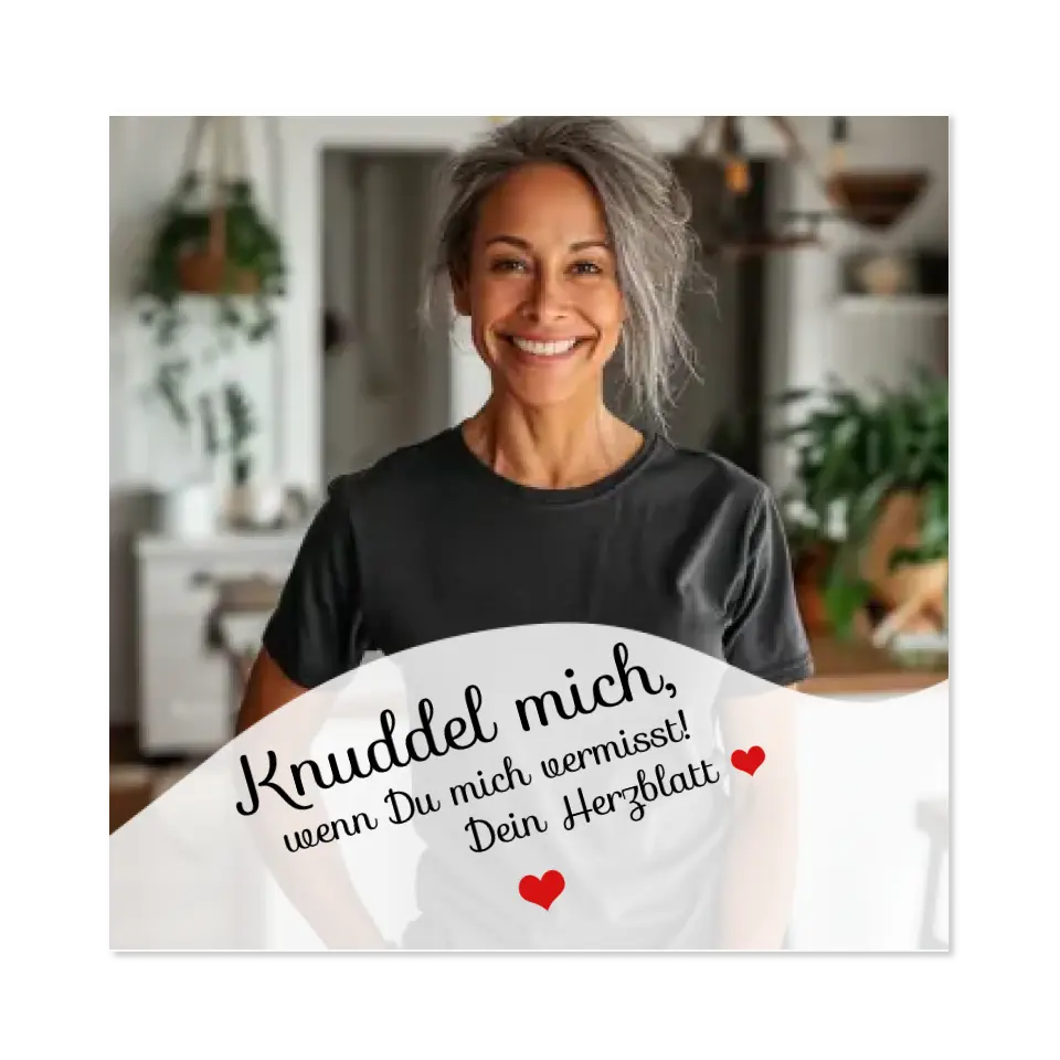 Ich vermisse dich, drück mich, wenn du mich vermisst geschenk personalisiert