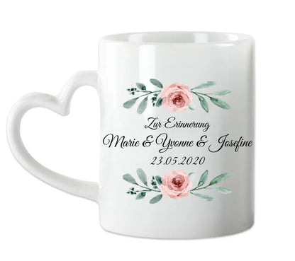 2 Trauzeuginnen Tasse Geschenkidee - Brautgeschenk - Hochzeitsgeschenk - Personalisierte Hochzeitstasse - Geschenk Brautpaar