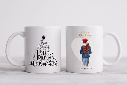 Weihnachtsgeschenk Mama, Lieblingsmama - personalisierte Tasse beste Mutter - Geburtstagsgeschenk - Weihnachtsgeschenk