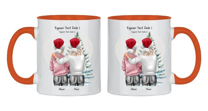 Personalisierte Tasse Nikolausgeschenk, Weihnachtsgeschenk für Geschwister, für Freundin personalisiertes Weihnachts-Tasse kleine Schwester, großer Schwester, Mama Tochter Geschenk