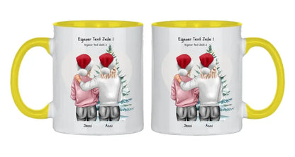 Personalisierte Tasse Nikolausgeschenk, Weihnachtsgeschenk für Geschwister, für Freundin personalisiertes Weihnachts-Tasse kleine Schwester, großer Schwester, Mama Tochter Geschenk