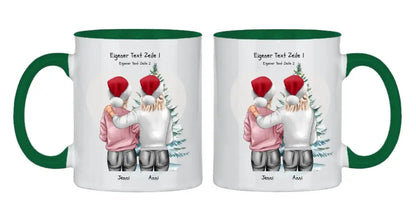 Personalisierte Tasse Nikolausgeschenk, Weihnachtsgeschenk für Geschwister, für Freundin personalisiertes Weihnachts-Tasse kleine Schwester, großer Schwester, Mama Tochter Geschenk