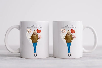 18 Geburtstag Geschenk Mädchen Tasse personalisiert