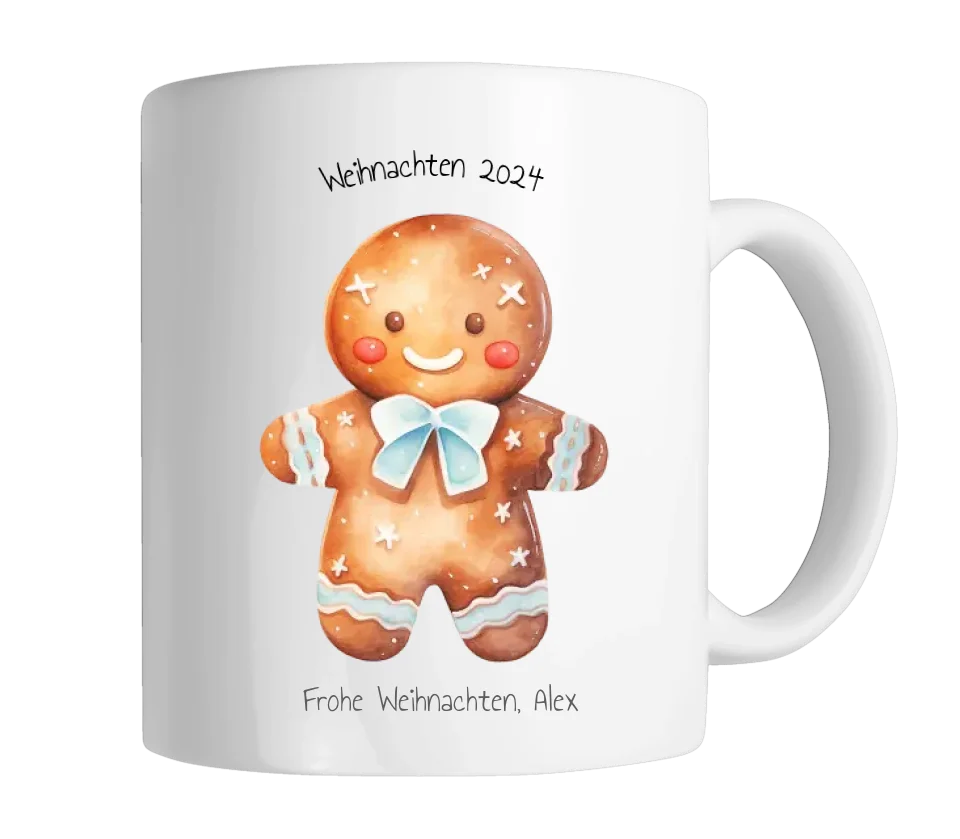 Personalisierte Kindertasse Nikolaustasse Weihnachtstasse, mit Namen Geschenk