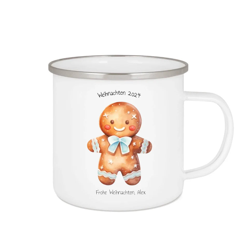 Personalisierte Kindertasse Nikolaustasse Weihnachtstasse, mit Namen Geschenk