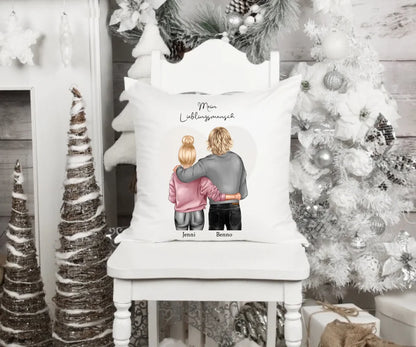 Personalisiertes Kissen Geburtstag Partner - Kissen Geschenk Freundin, Freund - Geburtstagsgeschenk, Ostergeschenk & Weihnachtsgeschenk