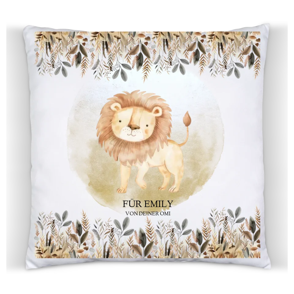 Kinderposter Namenspostet Wandbild Kinderzimmer Mädchen / Junge Dschungeltiere