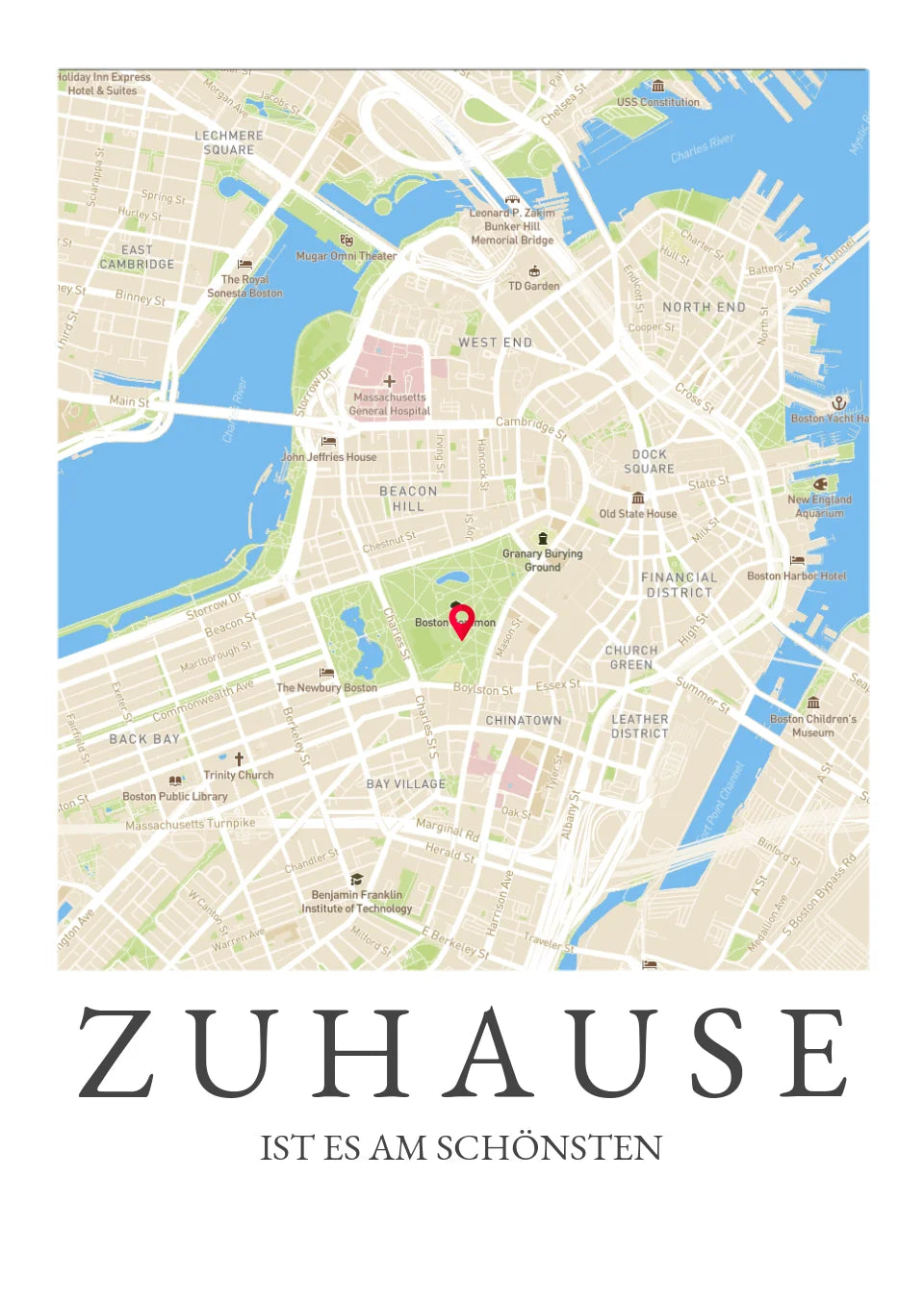 "Zuhause Koordinaten" Poster | Stadtkarte Zuhause Poster | Hochzeitsgeschenk | Hochzeitstag, Jahrestag, Weihnachtsgeschenk