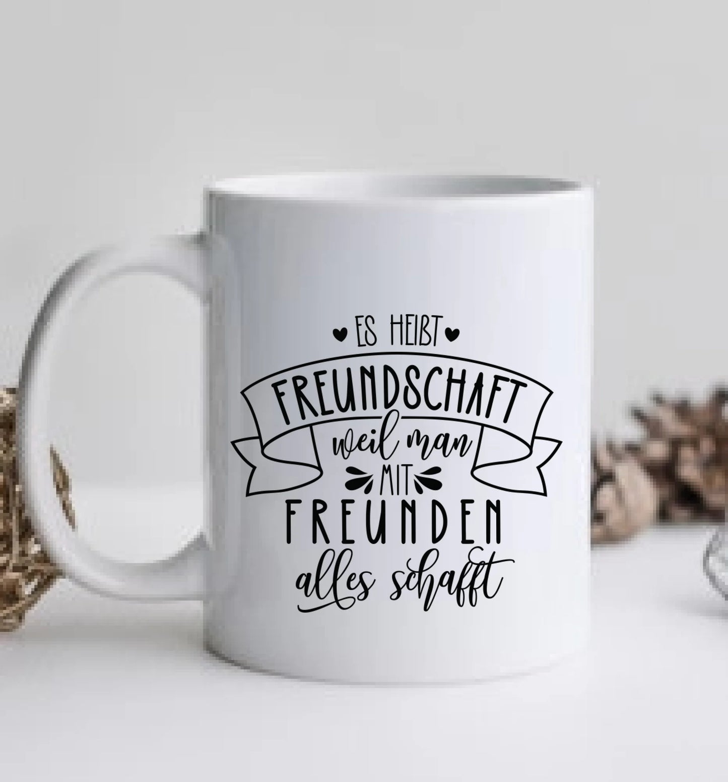 Personalisierte Tasse Geschenk beste Freundin - 2 Beste Freundinnen Geburtstagsgeschenk