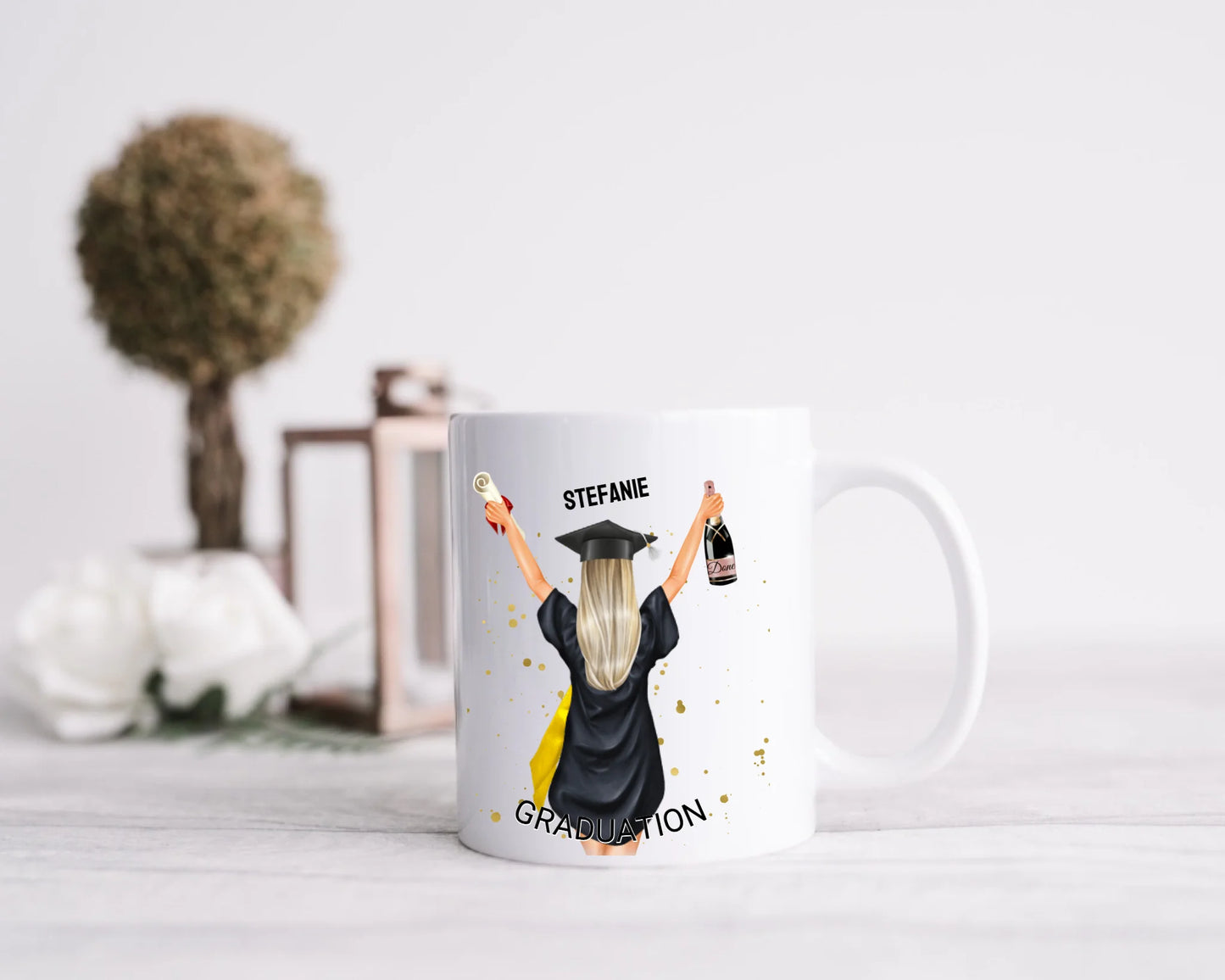 Personalisierte Tasse Schulabschluß, Geschenk Bachelor, Geschenk Master, Geschenk Doktor, Promotion Geschenk Tasse, Abitur, Abi, Berufsausbildung 2024