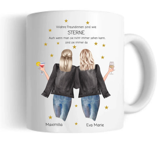 Personalisiertes Tasse, Kaffeebecher Geschenk für Freundin, Geburtstagsgeschenk Frau