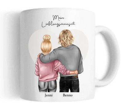 Personalisierte Tasse, Valentinstag Geschenk, Lieblingsmensch Partnerschaft Geschenk Tasse, Geschenk Freund, Freundin, Partner