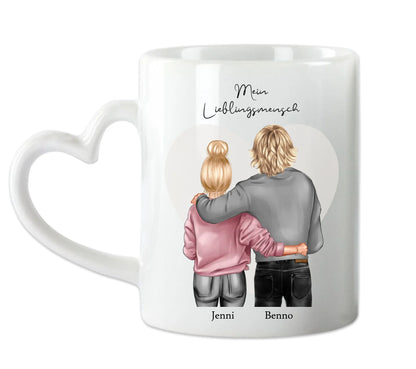 Personalisierte Tasse, Valentinstag Geschenk, Lieblingsmensch Partnerschaft Geschenk Tasse, Geschenk Freund, Freundin, Partner