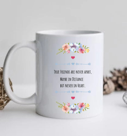 Personalisierte Tasse 2 Beste Freundin Kaffeebecher, Freundinnentasse, Geschenk Schwester, Kollegin, Weihnachtsgeschenk