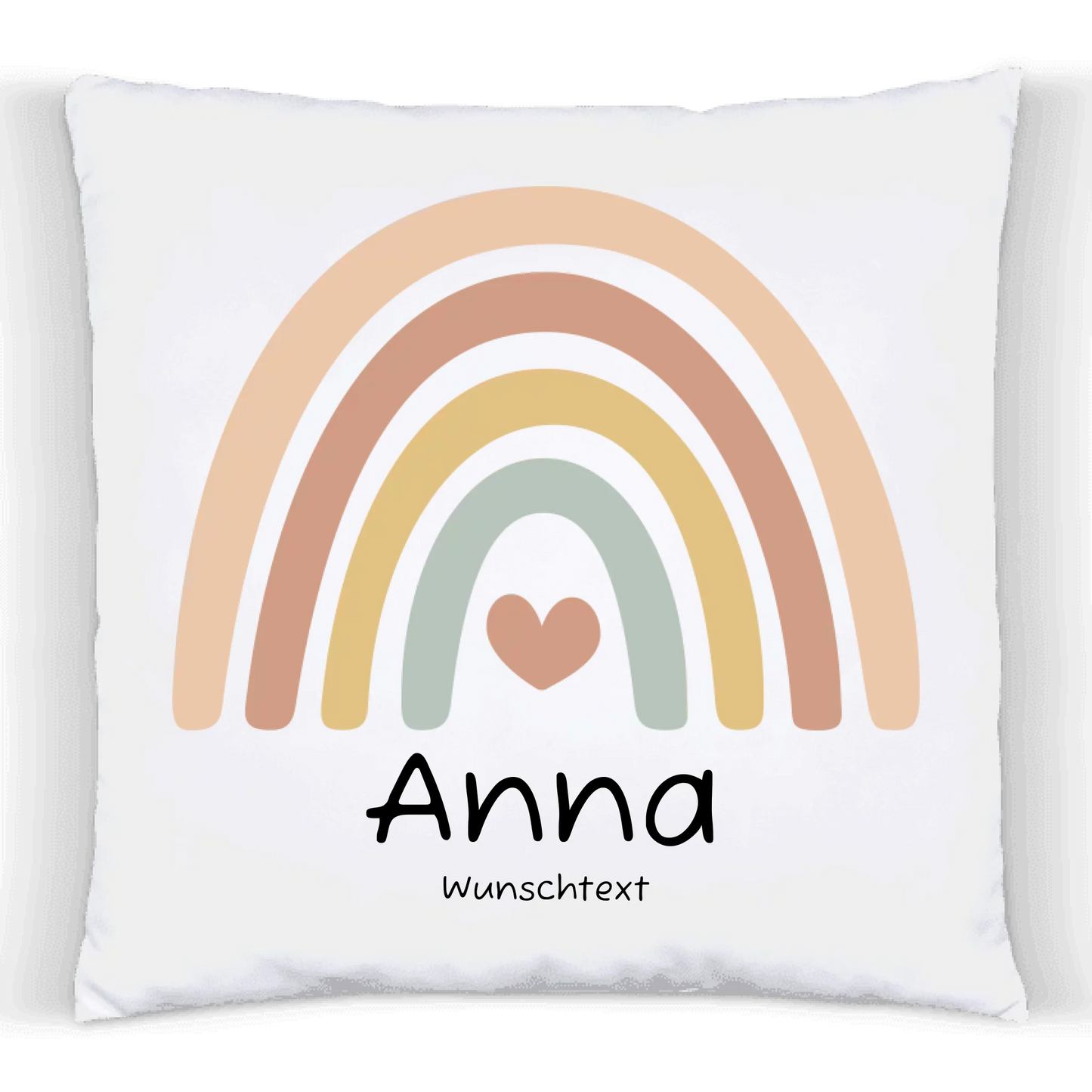 Personalisiertes Kissen Regenbogen | Einschulungsgeschenk Mädchen | Geburtstagsgeschenk, Babygeschenk  | Ostergeschenk