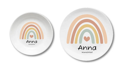 Kinderteller + flacher Teller