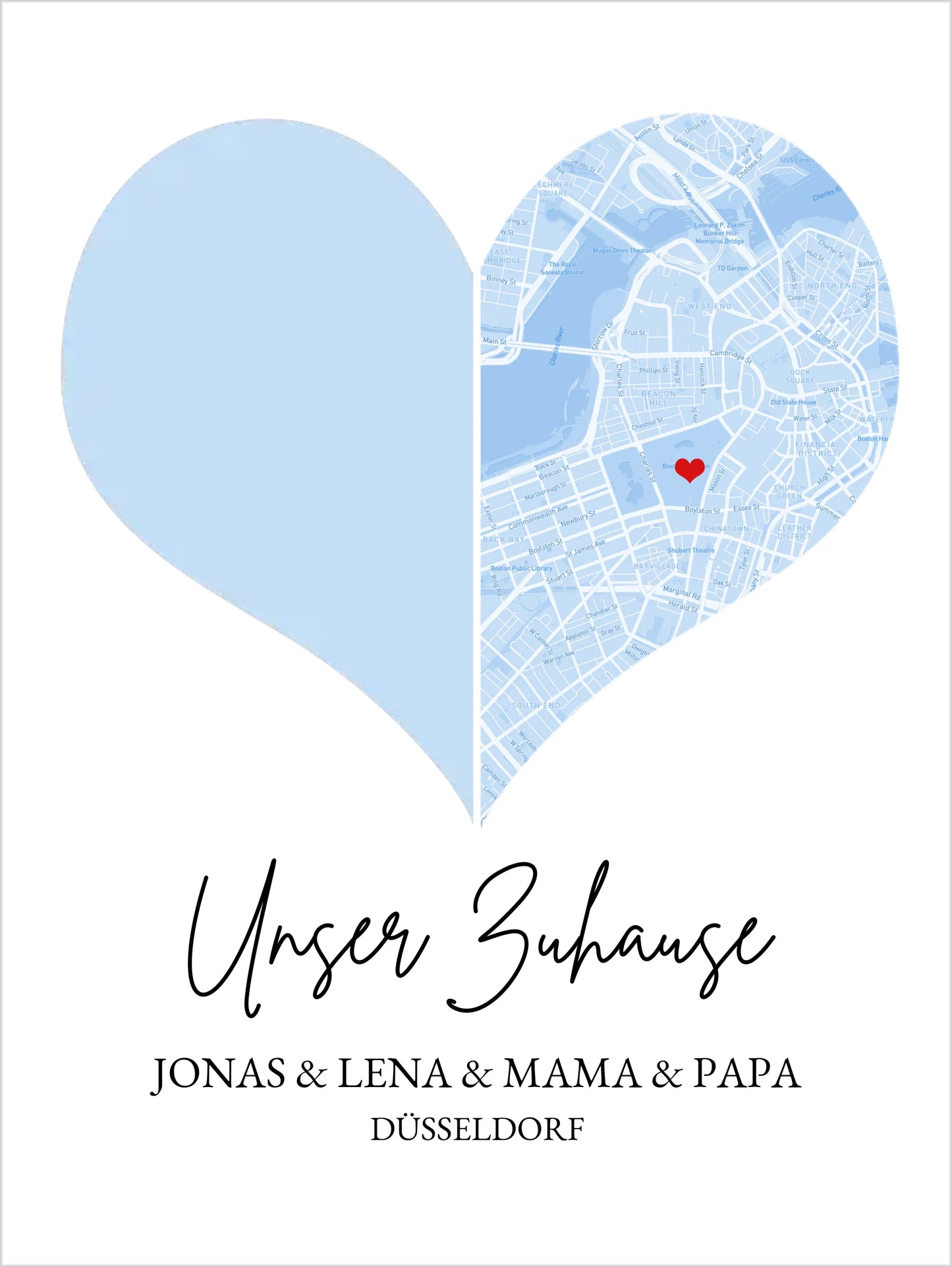 Muttertagsgeschenk Vatertagsgeschenk Geburtstagsgeschenk | Zuhause FAMILIE Poster | Fotoposter Koordinaten Stadtkarte