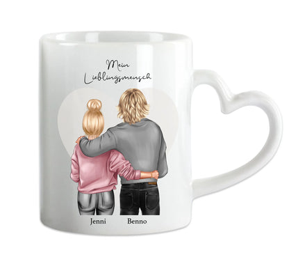 Personalisierte Tasse, Valentinstag Geschenk, Lieblingsmensch Partnerschaft Geschenk Tasse, Geschenk Freund, Freundin, Partner