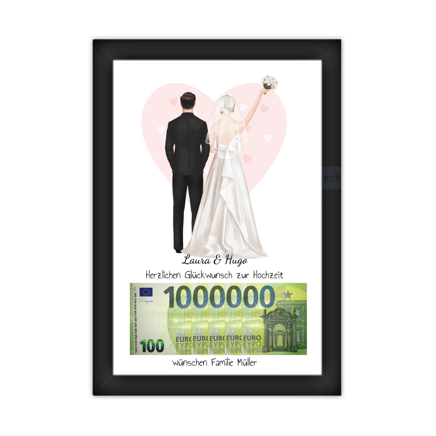 Geldgeschenk Wunscherfüller - zur Hochzeit - Brautpaar Hochzeitsgeschenk