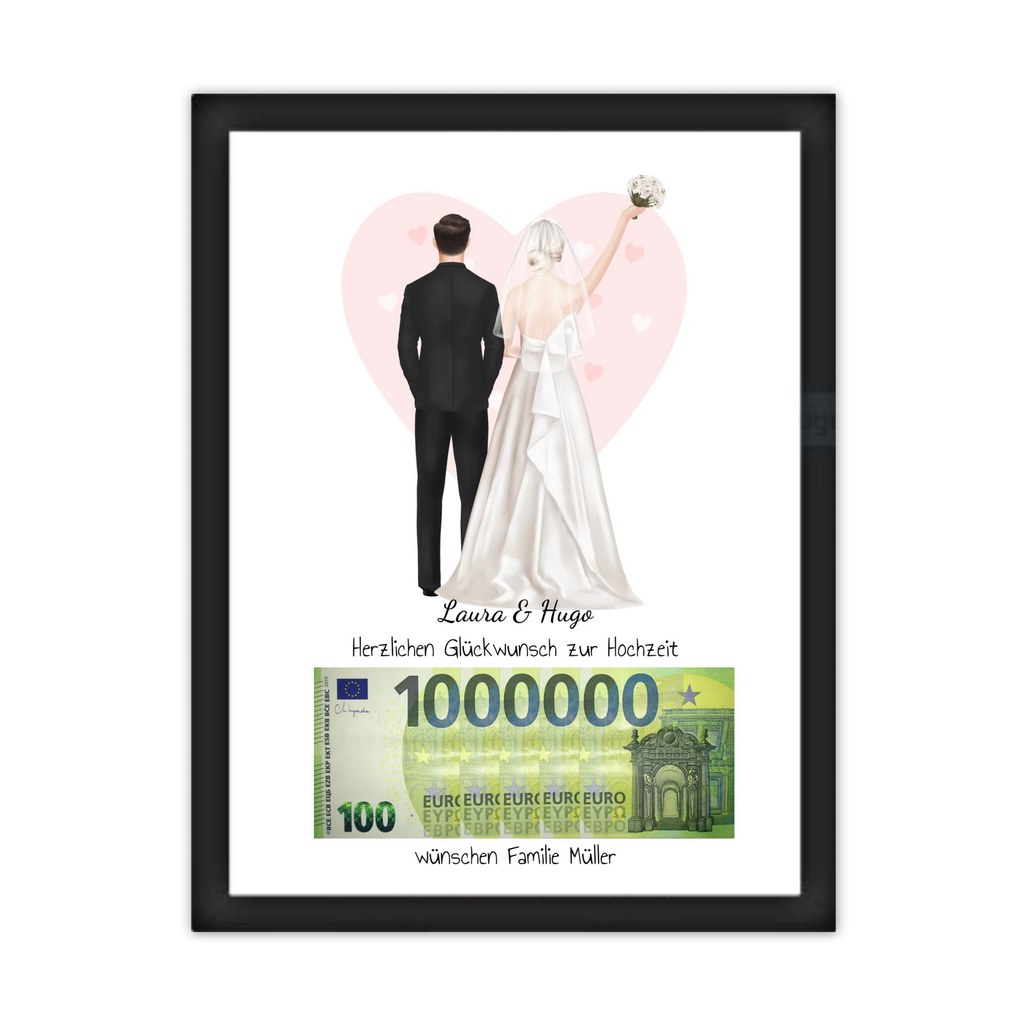 Geldgeschenk Wunscherfüller - zur Hochzeit - Brautpaar Hochzeitsgeschenk