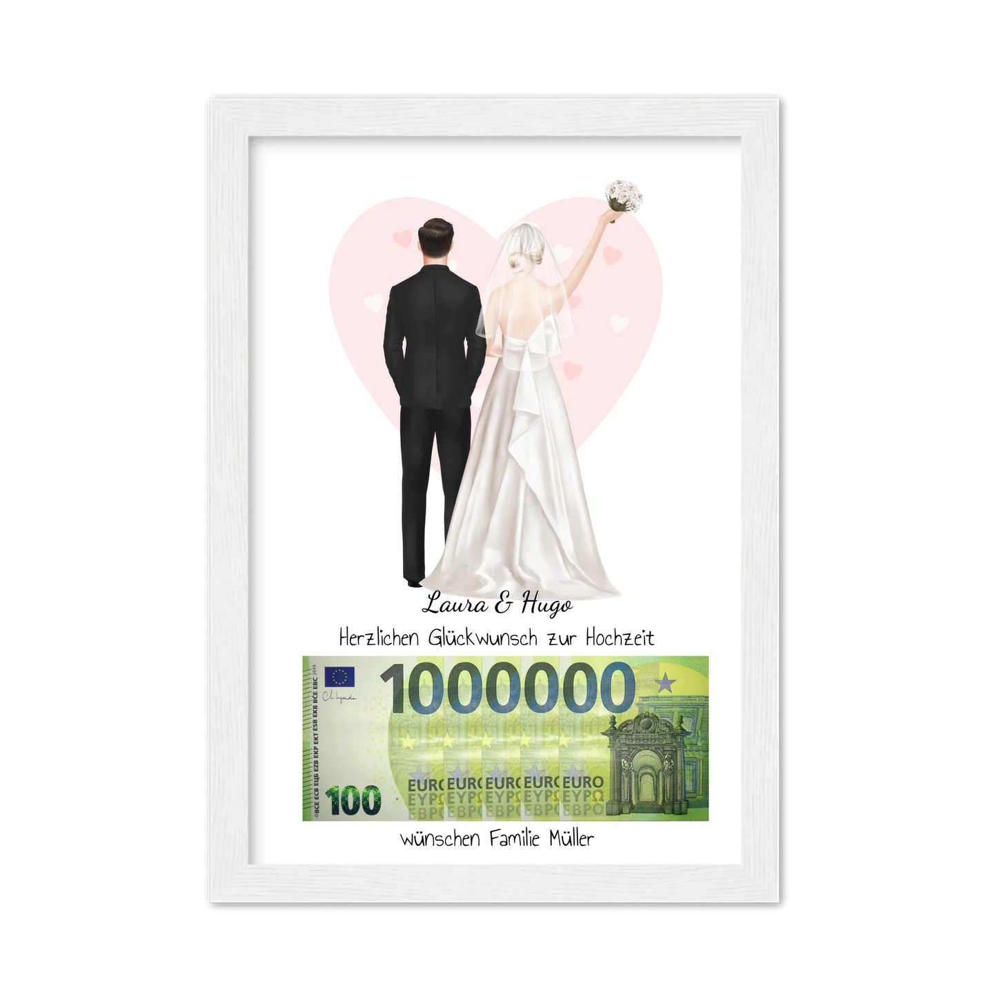 Geldgeschenk Wunscherfüller - zur Hochzeit - Brautpaar Hochzeitsgeschenk