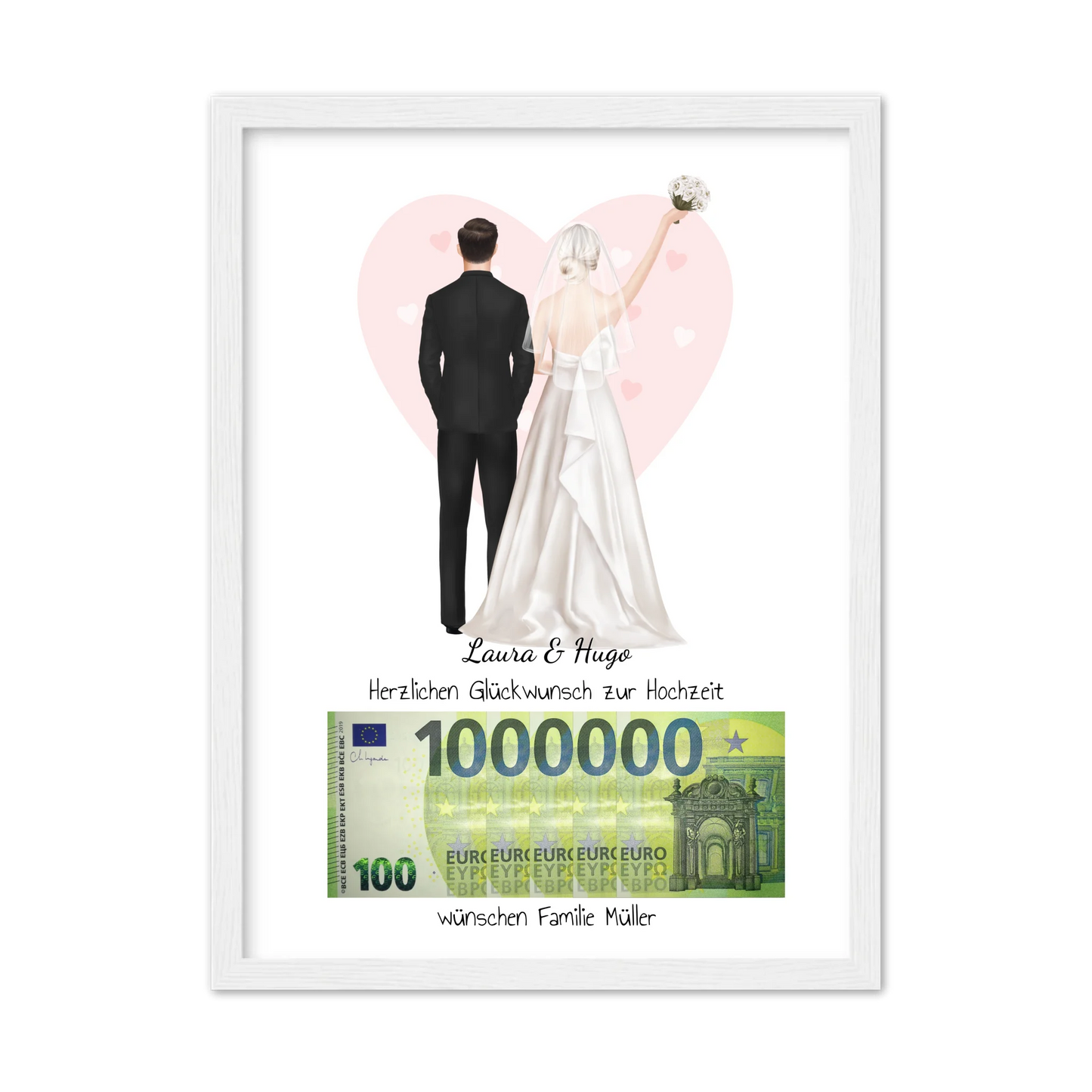 Geldgeschenk Wunscherfüller - zur Hochzeit - Brautpaar Hochzeitsgeschenk