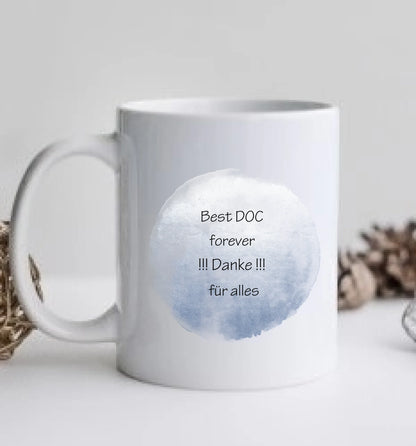 Bester Arzt, Krankenpfleger, Personalisierte Tasse Kaffeebecher, Danke Geschenkidee Kollege, Pfleger