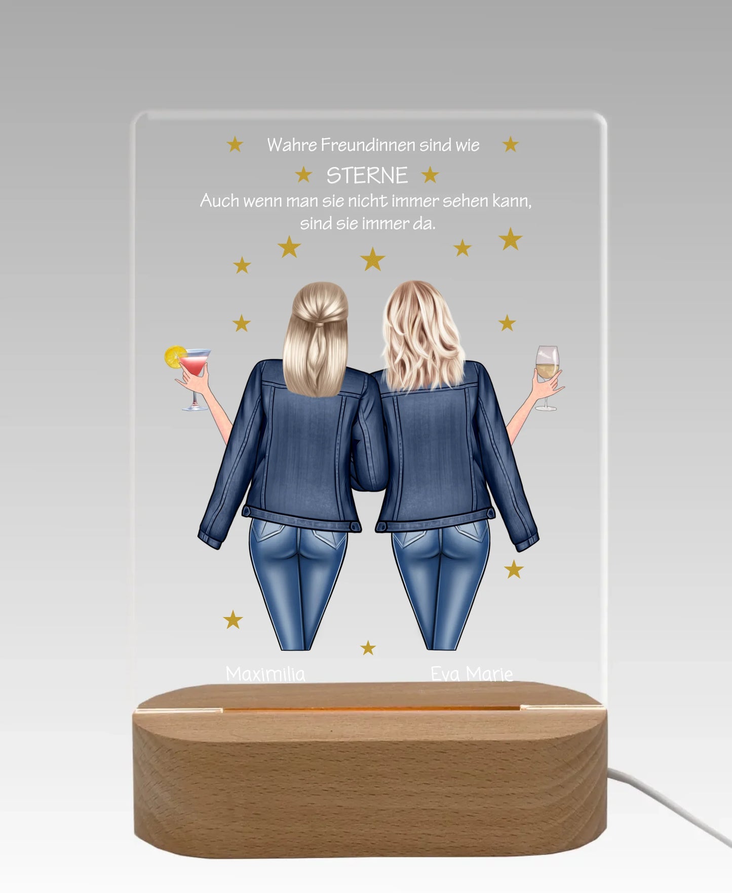 Licht aus - grauer Hintergrund