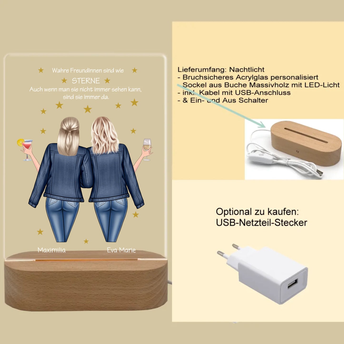 Produktinfo rechteckiges 3