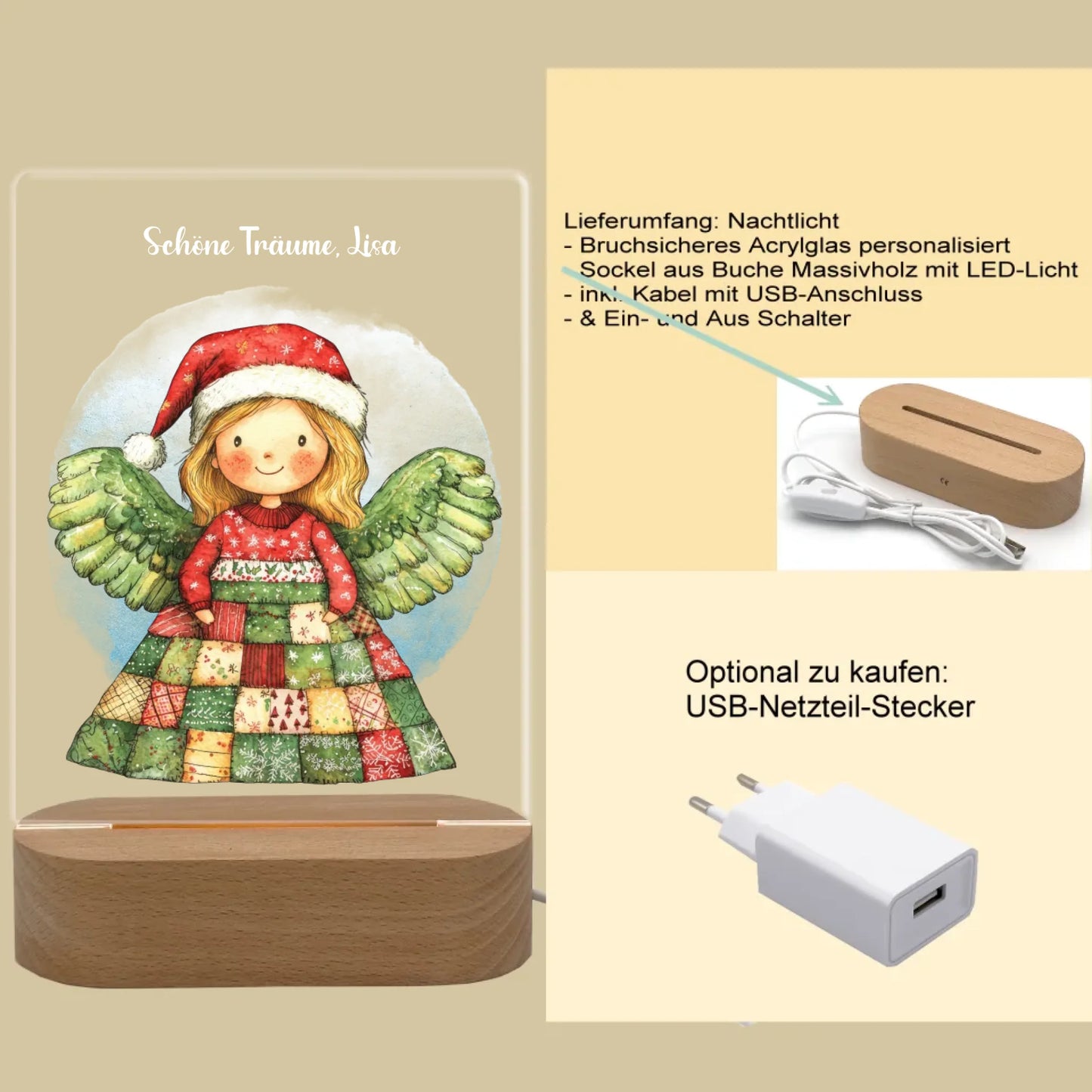 Produktinfo rechteckiges 3
