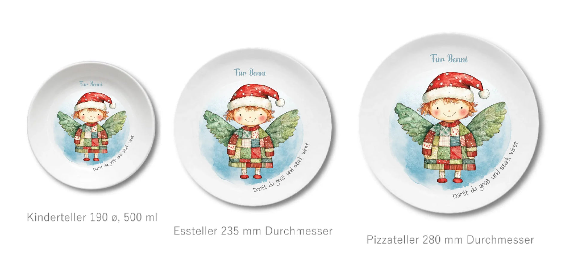 Kinderteller + flacher + Pizzateller