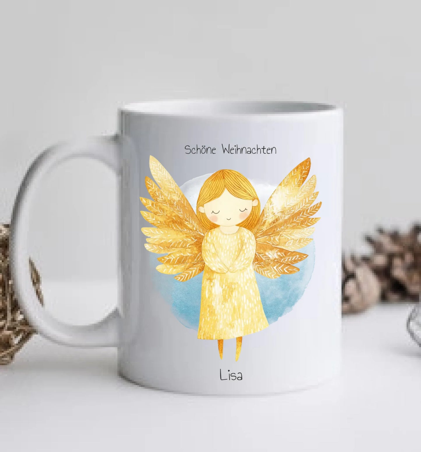"Weihnachtsengel" Tasse -