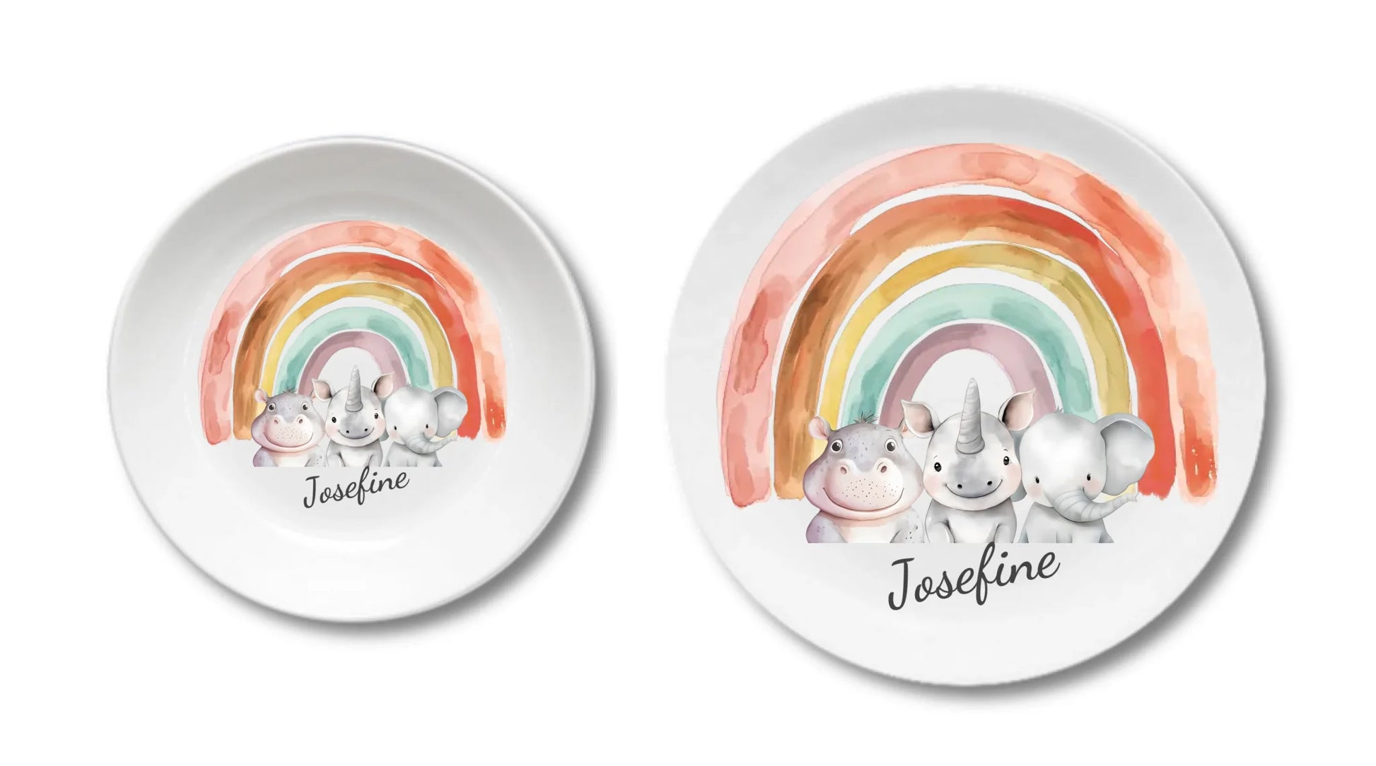 Kinderteller + flacher Teller