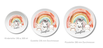Kinderteller + flacher + Pizzateller