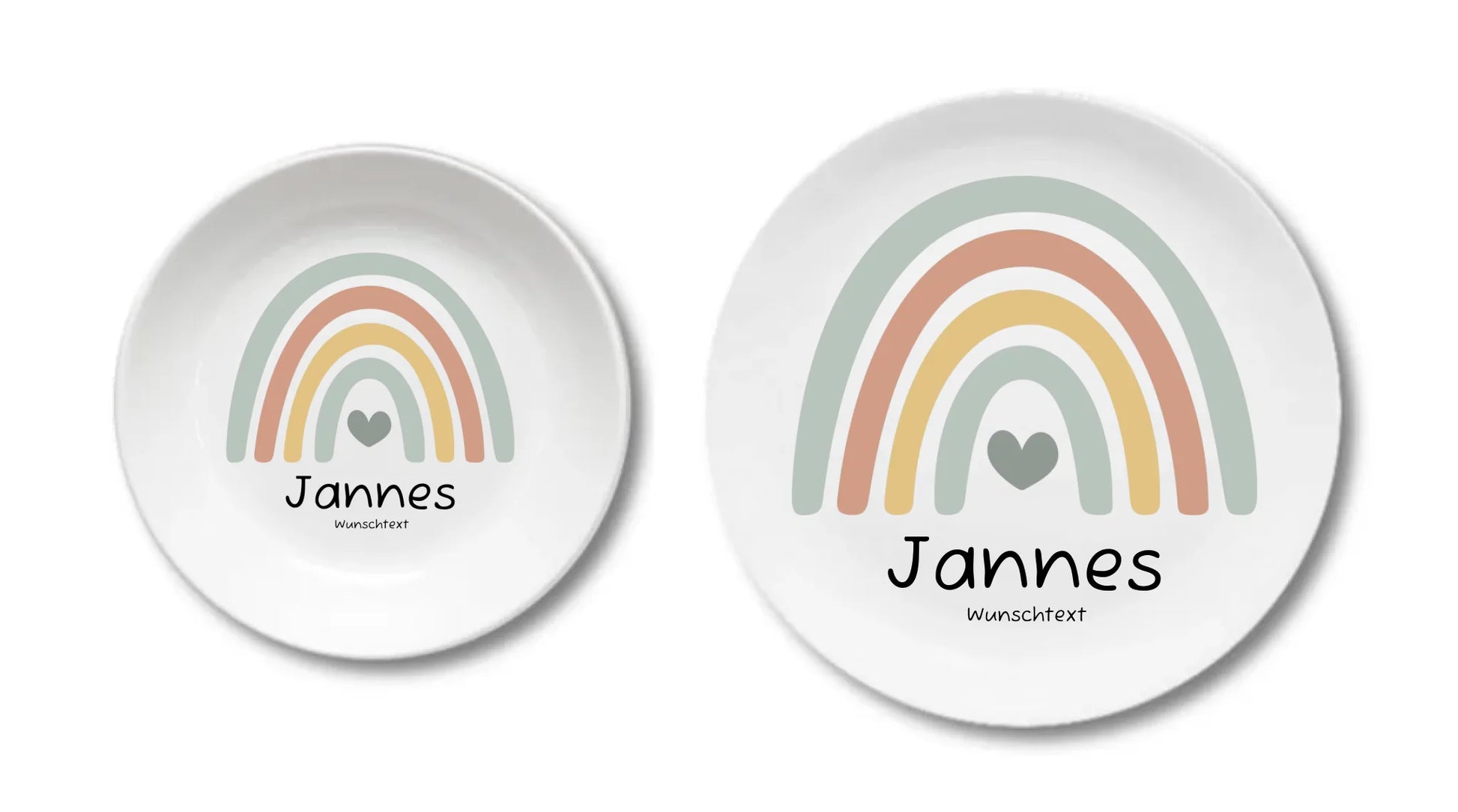 Kinderteller + flacher Teller