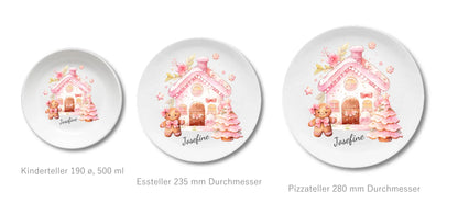 Kinderteller + flacher + Pizzateller