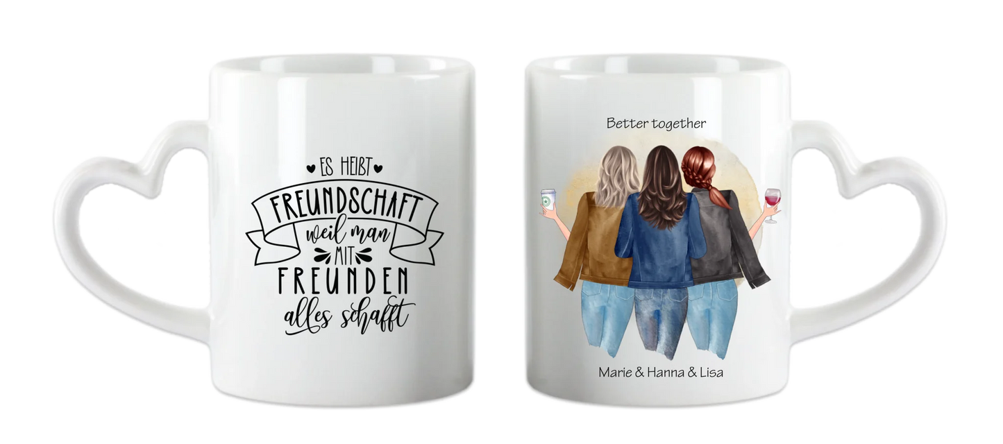 Herztasse rechts+ links